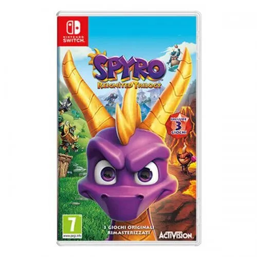 Spyro Reignited Trilogy - Nintendo Switch EU Version *NEU&OVP* - Action & Abenteuer Jump 'n' Run Spiel für Nintendo Switch, erlebe die nostalgische Reise mit neuen Grafiken im Einzelspielermodus!