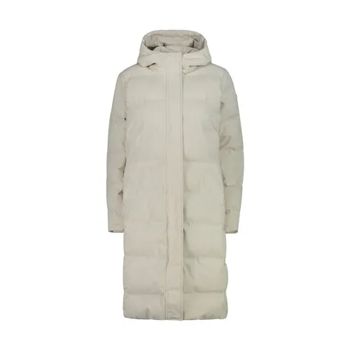CMP Woman Coat FIX Hood vaniglia (A238) 44 in weiß von CMP