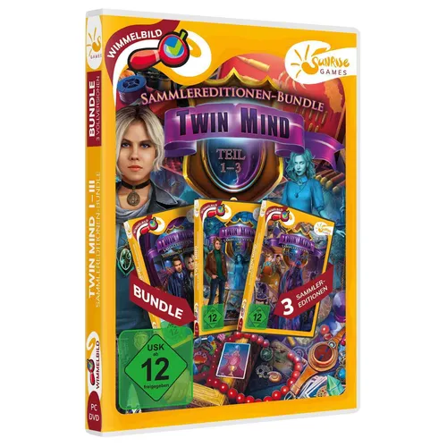 Twin Mind 1 2 3 Sammlereditionen Bundle PC Wimmelbild Spiele auf DVD NEU&OVP