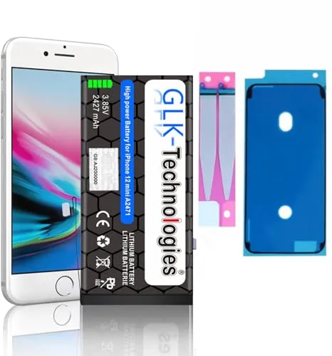 High Power Ersatzakku für iPhone 12 Mini – 2427mAh - Handy-Ersatzakkus mit 24 Monaten Garantie und hochwertiger Südkorea-Rohstoff für zuverlässige Leistung. Ideal für einen schnellen und einfachen Austausch!