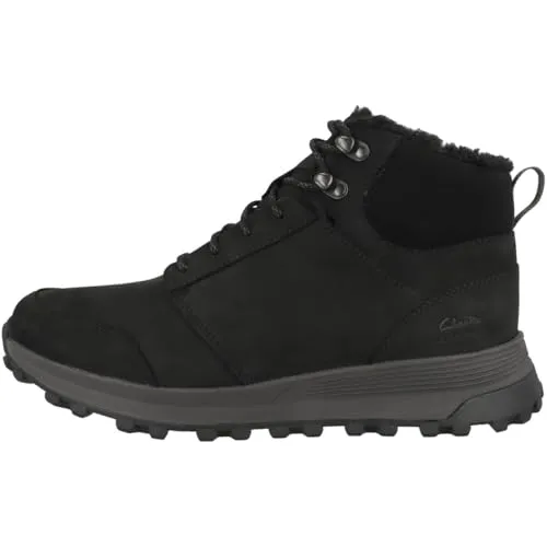 Clarks Herren ATL Trek Up Wp Mode-Stiefel, Black Wlined Lea, 44 EU - Wanderschuhe aus hochwertigem Leder mit Cushion Technology für optimalen Komfort und Strapazierfähigkeit, perfekt für Abenteuer in der Natur.