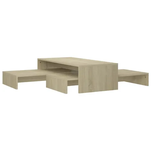 Satztisch-Set Sonoma-Eiche 100x100 cm