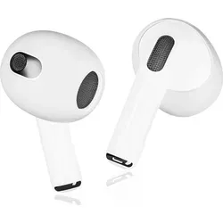 Silikon Ohrstöpsel Ohrhörer Gummi Tipps Für Apple AirPods (3rd Gen) Kopfhörer Ohrhörer - Weiß 4 x