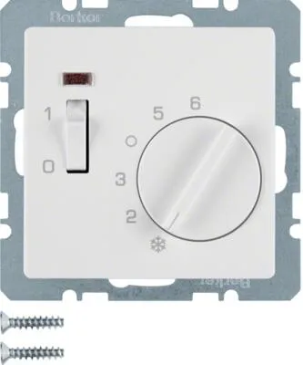 Berker Raumtemperaturregler 24V mit Öffner von Berker