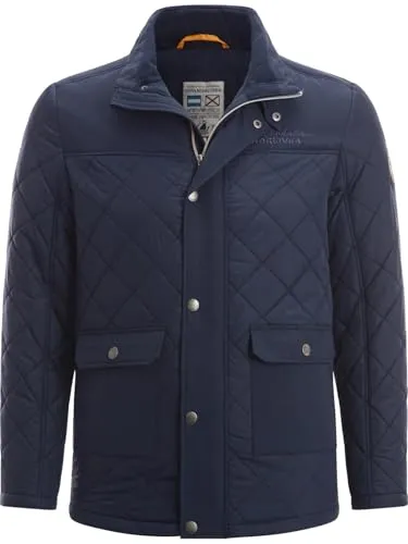 Jan Vanderstorm Herren Steppjacke Ingedal dunkelblau, Größe 54 - Moderne Steppjacke INGEDAL mit drei Innentaschen und eleganter Steppung. Ideal für städtische Abenteuer bei kühlem Wetter – leicht, robust und bequem in Übergröße. Perfekte Passform für jeden Mann von Größe 54 bis 74.