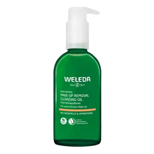 Weleda Bio-Hamamelis & Aprikosenöl, Make-Up Removal Cleansing Oil, 150ml