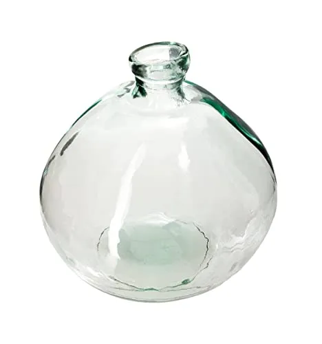 Atmosphera Runde Vase aus recyceltem Glas