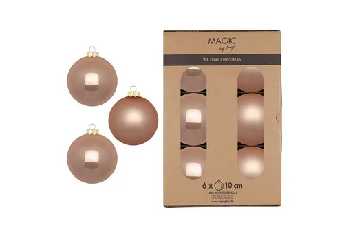 MAGIC by Inge Weihnachtsbaumkugel 10cm in beige von MAGIC by Inge