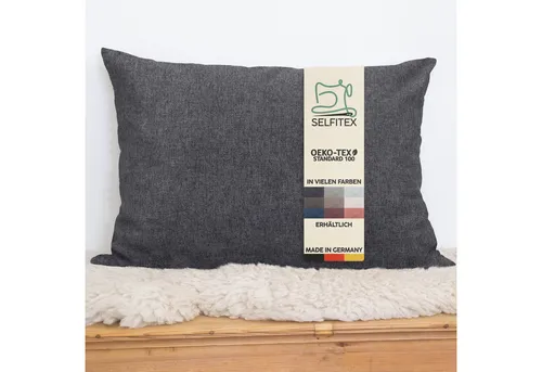 Selfitex Dekokissen 60 x 80 cm – Anthrazit von Selfitex
