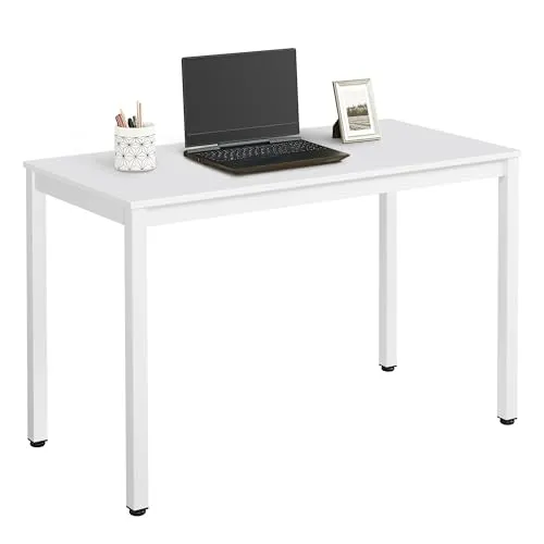 Home Collective Schreibtisch Bürotisch Computertisch | vielseitiger Tisch für Homeoffice & Küche, robust & platzsparend, ideal auch als Esstisch oder Küchentisch | 120x60 cm | weiß