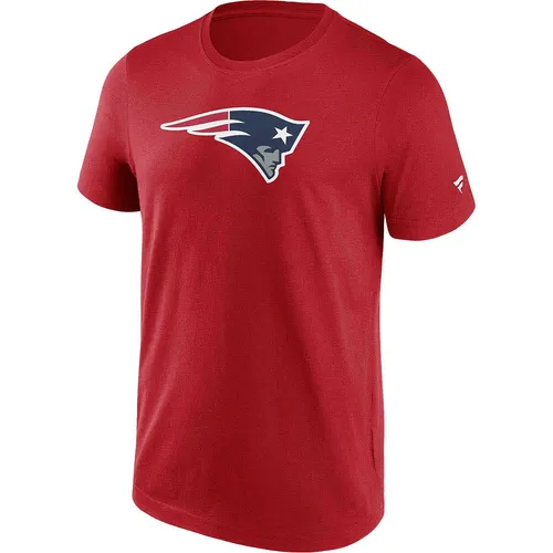 Fanatics New England Patriots Logo Graphic T-Shirt - Rot - Zeigen Sie Ihre Leidenschaft für die New England Patriots mit diesem bequemen T-Shirt aus 100 % Baumwolle. Mit dem offiziellen Logo auf der Brust ist es ideal für jeden Fan und perfekt für den Alltag oder beim Anfeuern Ihres Teams.