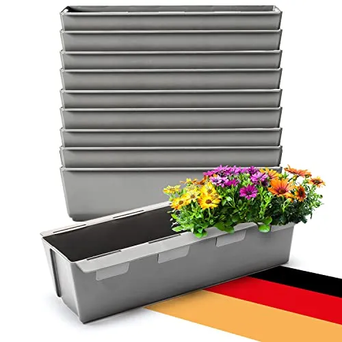 BigDean 10er Set Paletten Blumenkästen von BigDean