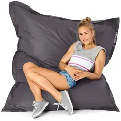 Green Bean Riesen-Sitzsack Anthrazit in grün von Green Bean