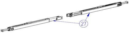 Thule Stützfuß 185cm für Markisen ab 4m