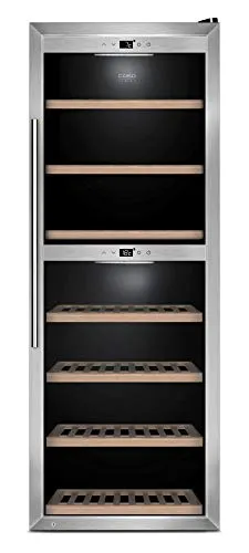 Caso WineComfort 1260 Smart Weinkühlschrank - Freistehender Weinkühlschrank mit 126 Flaschen Kapazität, bietet optimale Lagerbedingungen für Weinliebhaber und überzeugt durch modernes Design.