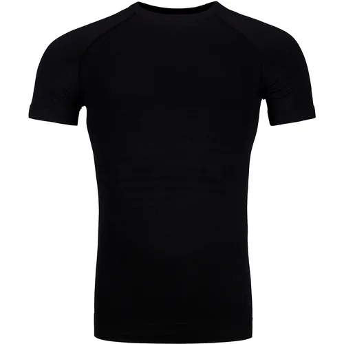 Ortovox 230 Competition Short Sleeve Men Black Raven (XL) - Funktionsunterwäsche mit optimaler Luftzirkulation und Merino-Bodymapping für beste Leistung bei Kälte und Anstrengung. Nachhaltig produziert nach dem Ortovox Wool Promise.