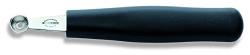 F. DICK Fruchtausstecher ø 12 mm (Kugelausstecher für Obst/Gemüse, Kunststoffgriff schwarz, Melonen Ausstecher) 91091122