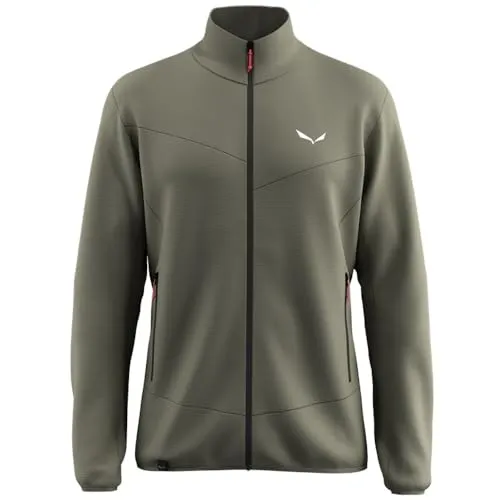 Salewa Puez Altavia Polarlite Jacket M faded green (5A50) - Outdoor Freizeitjacken für Herren, perfekte Trekkingjacke mit feuchtigkeitsabweisendem Polarlite Fleece und 70% recyceltem Material für umweltbewusste Abenteurer.