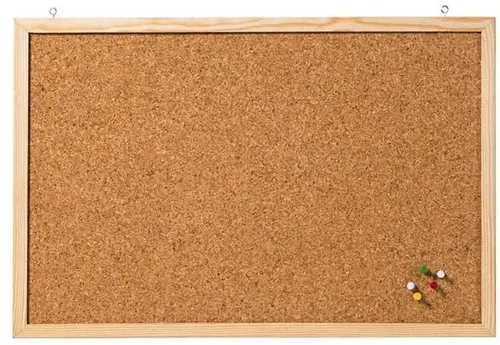 FRANKEN Pinnwand Korktafel 60x100 cm Braun - Pinnwand aus Kork in braun, ideal für Büro und Zuhause. Mit einer Größe von 100 x 60 cm bietet sie ausreichend Platz für Notizen und Erinnerungen.