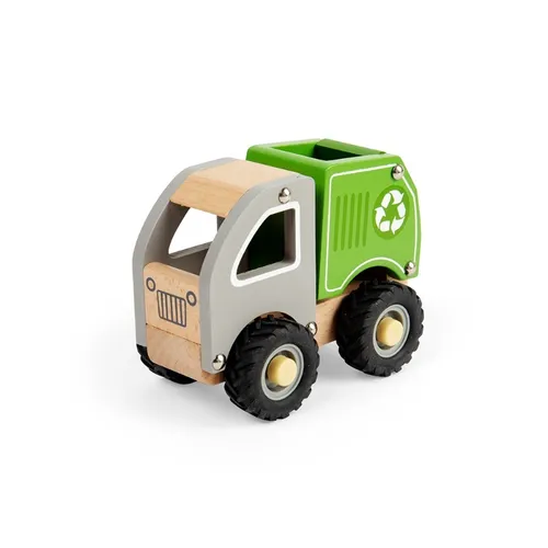 BigJigs Holz Recycling LKW nachhaltiges Spielzeug für Kinder