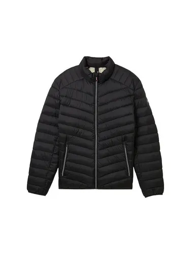 TOM TAILOR LIGHTWEIGHT JACKET Herren Jacke - Funktionsjacke in moderner Steppoptik, reguläre Passform mit Reißverschluss und Stehkragen, ideal für aktive Freizeit und wechselhaftes Wetter.