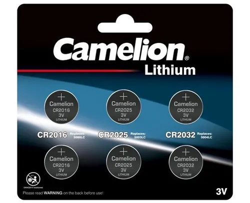 camelion 6-tlg Lithium Knopfzellen Set von Camelion