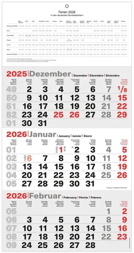 Monatskalender von ADINA