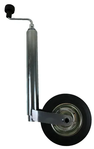 Stützrad f. Anhänger Trailer Top Qualität 150 Kg 48mm Rohr Stahlfelge Rad 200x50