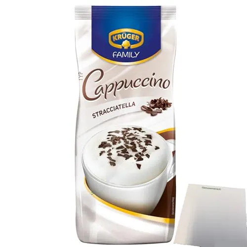 Krüger Family Cappuccino Stracciatella (500g Beutel) + usy Block
