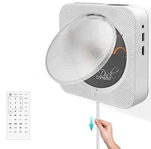 Adirigo Tragbarer DVD- / CD-Player mit Bluetooth