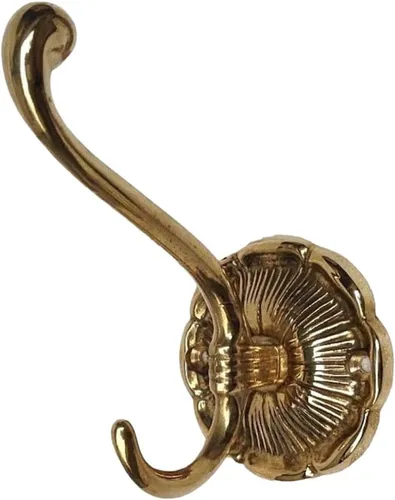 Wandhaken Garderobenhaken Kleiderhaken Antik Messing Haken Gold Badetuchhalter