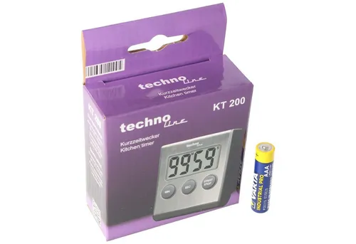 Edelstahl Digital Küchentimer, Timer mit Alarm, up und down Funktion, Ständer, Magnet