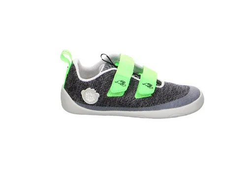 AFFENZAHN Happy Panther Barfußschuh Kinder grau 35 - Bequemer Barfußschuh für Kinder mit flexibler Sohle und atmungsaktiven Materialien. Der praktische Velcro-Verschluss sorgt für einen sicheren Halt und eine optimale Passform. Ideal für kleine Entdecker!