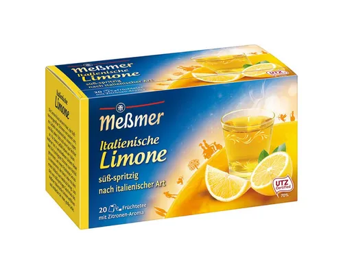 Meßmer Tee, Meßmer Italienische Limone Früchtetee aromatisiert mit Zitrone 50g