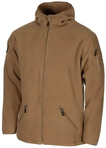 MFH Fleece-Jacke, Tactical (DE/NL/SE/PL, Alphanumerisch, L, Regular, Regular, coyote tan)