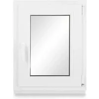 Produktbild Kellerfenster Kunststoff weiß Dreh-Kipp 50x95 cm DIN Rechts 3-fach Verglasung