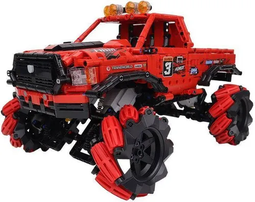 Happy Build YC-23035 Pickup Truck Road King ferngesteuert Klemmbausteine 1640pcs Spielzeug Bausatz NEU