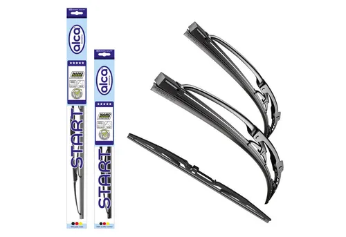 alca Scheibenwischblätter Set für HYUNDAI i40 CW (07.2011 - 05.2019) - Scheibenwischerblätter Set mit Heckwischer, bietet klare Sicht und sorgt für Sicherheit bei jedem Wetter.