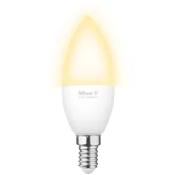 Trust E14 DUO-PACK LED CCT WI-FI Smarte WiFi LED-Kerze, Lichtstimmung weiß, Fassung E14, von Ihrem Smartphone/Tablet zu steuern