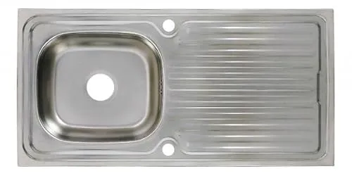 Edelstahlspüle Eckig 76 x 43,5 cm