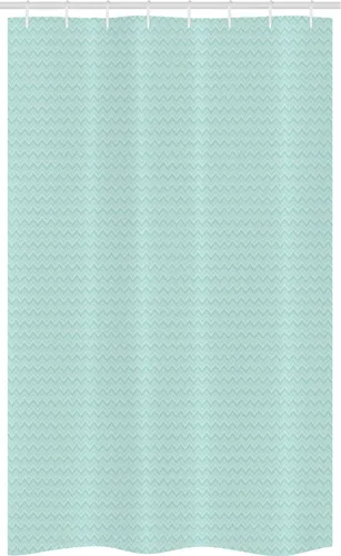 Schmaller Duschvorhang Pastell Einfache Art Zigzags, 120cm x 180cm