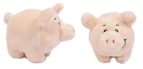 PIA INTERNATIONAL 1 Stofftier Schwein 12 cm, Kuscheltier, Plüschtier, Ferkel Glücksbringer