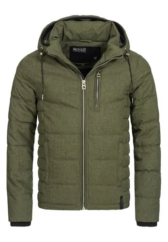 Indicode Winterjacke Circus mit abnehmbarer Kapuze - Funktionsjacken, atmungsaktiv und wasserabweisend, ideal für kalte Tage. Mit raffinierter Steppung und abnehmbarer Kapuze für stilvolle Outdoor-Aktivitäten.