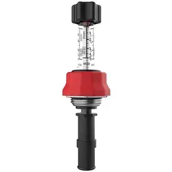 Buderus Durchflussmesser 0-5 l/min für FBH Heizkreisverteiler HVE - Fußbodenheizungen - Präziser Durchflussmesser für optimale Heizungssteuerung, inkl. Memoryfunktion und manuelle Regulierung für effiziente Nutzung.