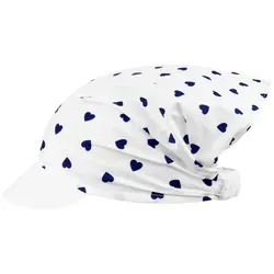 Smarilla Schirmmütze Mädchenmütze Kopftuch Sommermütze blau|weiß 46/48