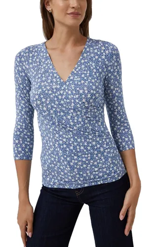 POLO RALPH LAUREN Bluse mit Allover-Muster für Damen - Schicke Damenbluse im Preppy-Stil, ideal für Beruf und Freizeit. Leichtes, atmungsaktives Material sorgt für hohen Tragekomfort in jeder Jahreszeit.