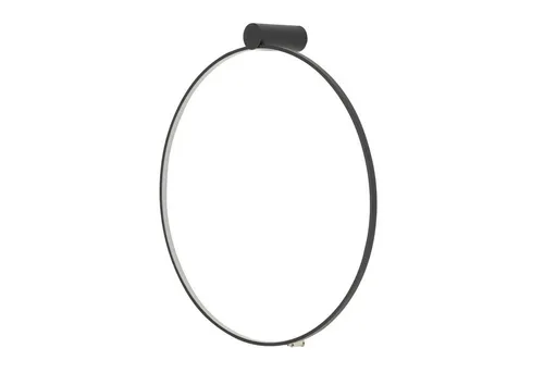 Licht-Erlebnisse Wandlampe KOLO – Elegante LED-Lampe in Schwarz - Lampen – Stilvolle LED Wandlampe mit innovativem Ring für angenehme Ambientebeleuchtung, ideal für Wohnzimmer, Schlafzimmer und Gastronomie.