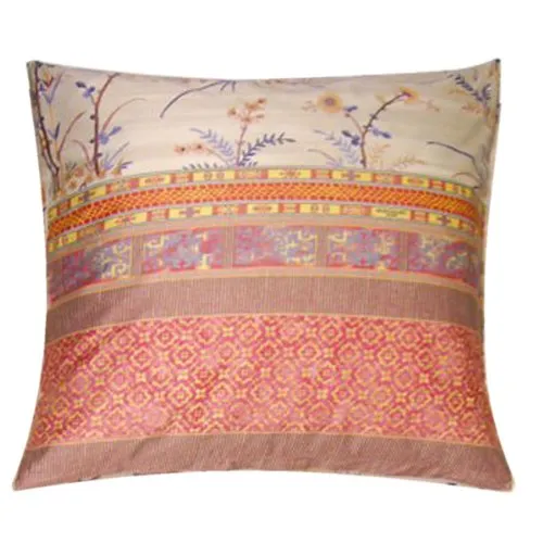 Bassetti Kissenbezug FONG Beige 40x80 cm - Hochwertiger Kissenbezug aus Mako-Satin für ein mediterranes Ambiente. Temperatur- und feuchtigkeitsregulierend, mit seidigem Glanz und langlebiger Farbbrillanz. Ideal für ein angenehmes Schlafgefühl.