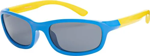 Jungen Mädchen Kinder Sonnen Brille Designer Modern Cool Abgefahren 30460 Blau-Gelb
