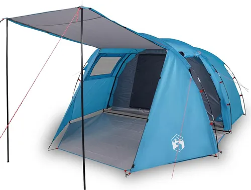 vidaXL Tunnelzelt 4 Personen Blau